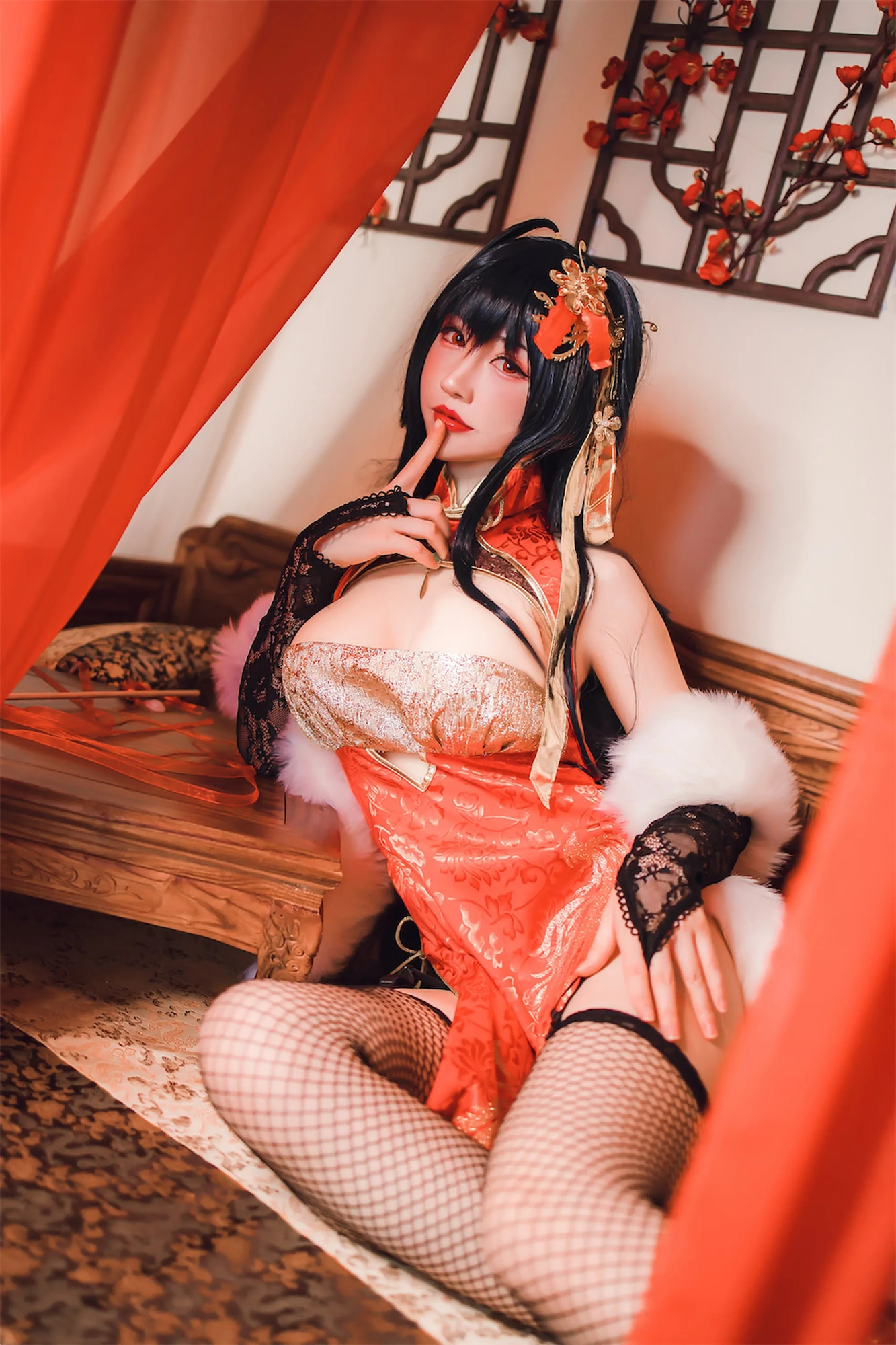 cos_coser衣衣_NO.014-碧蓝航线-大凤旗袍-12