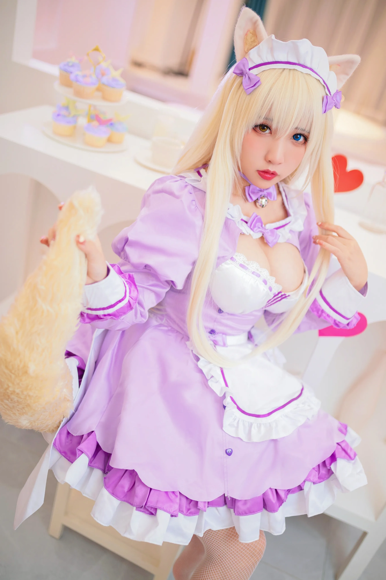 cos_猫田圣奈奈_NO.008-猫娘乐园-椰子女仆-20