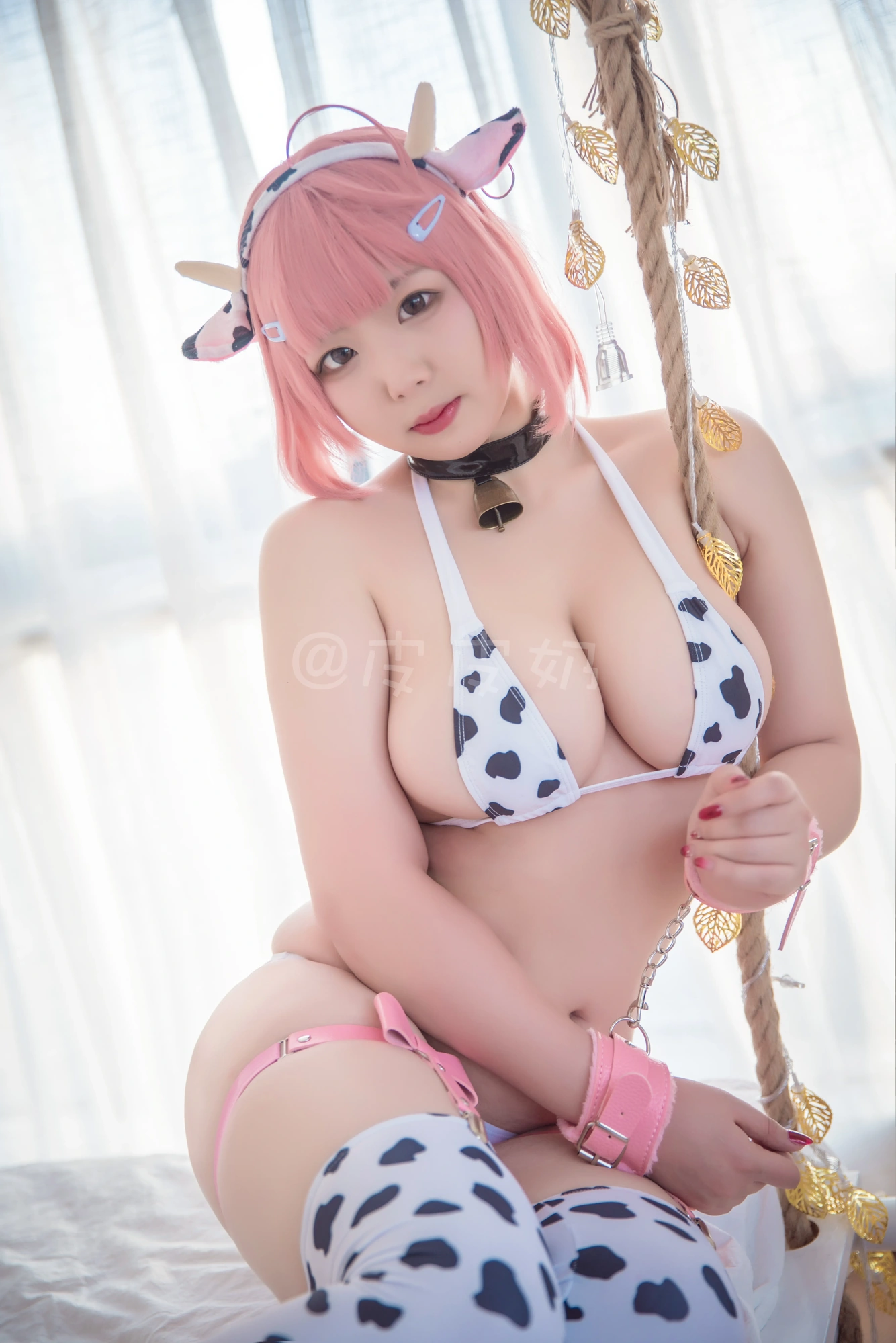 cos_皮皮奶可可爱了啦_NO.009-奶牛套装_1、奶牛套装_奶牛-19