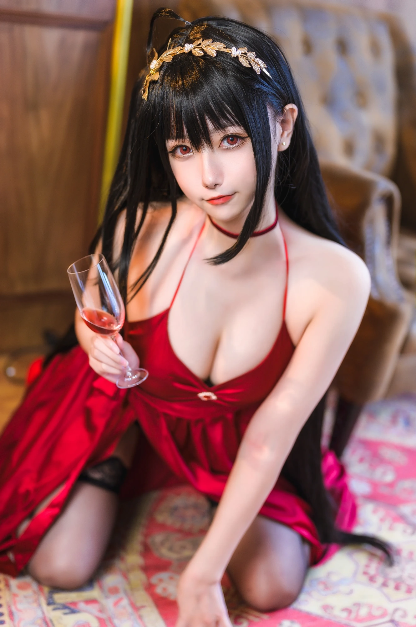 cos_Momoko葵葵_NO.023-真爱-大凤本子_礼服_16