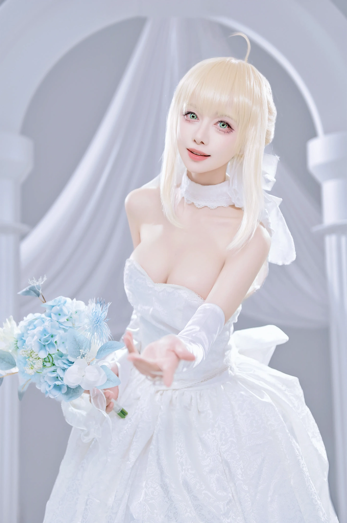 cos_Shika小鹿鹿_NO.131-FGO-Saber花嫁013