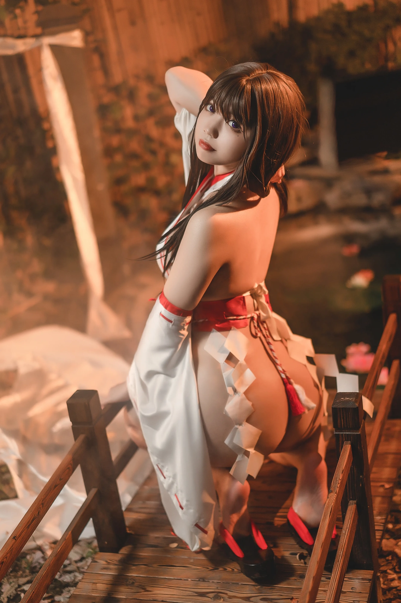 cos_啊日日_Ganlory_NO.008-绳与巫女-12