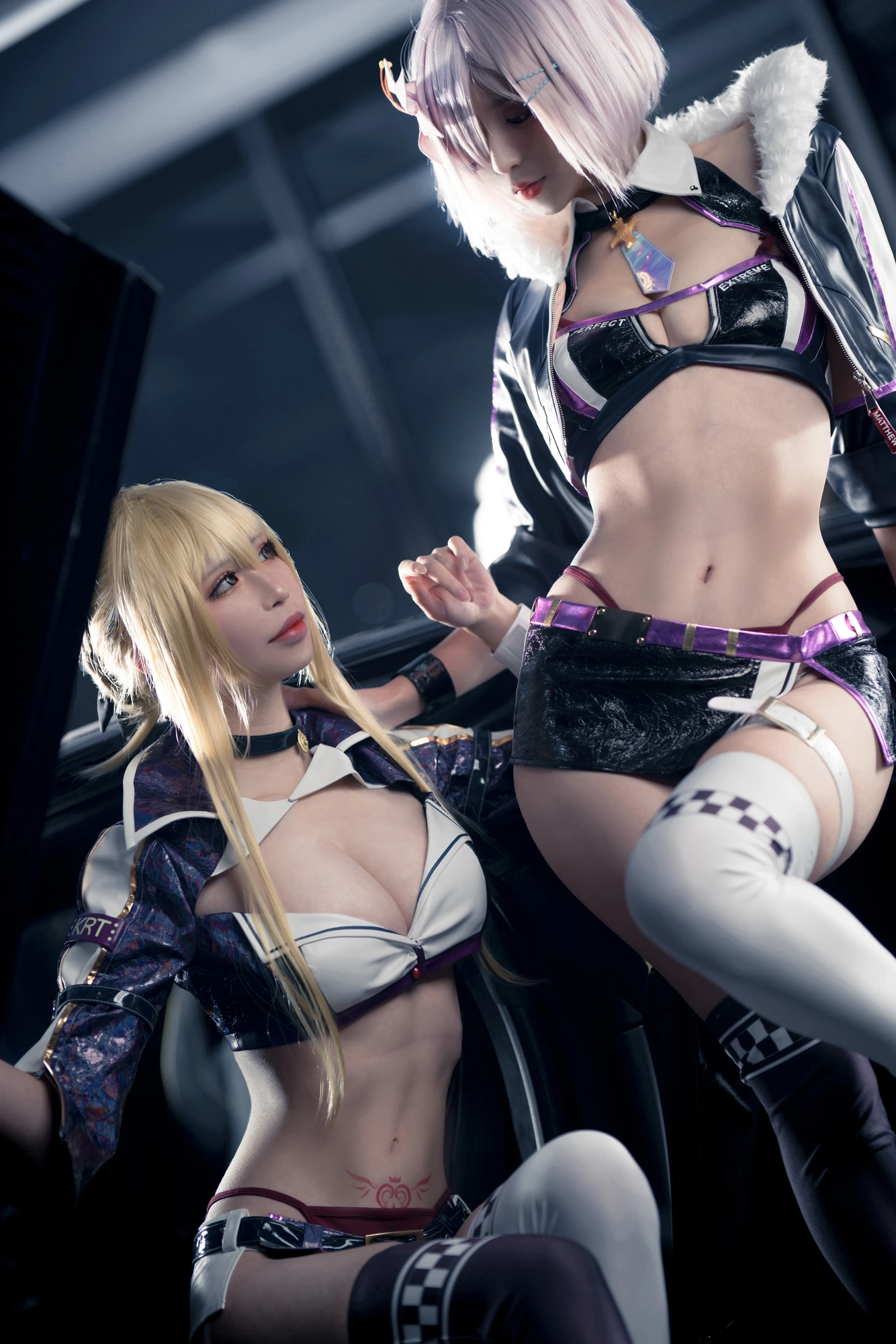 cos_爱老师_PhD_NO.019-玛修-黑枪呆-同人赛车__双人_1