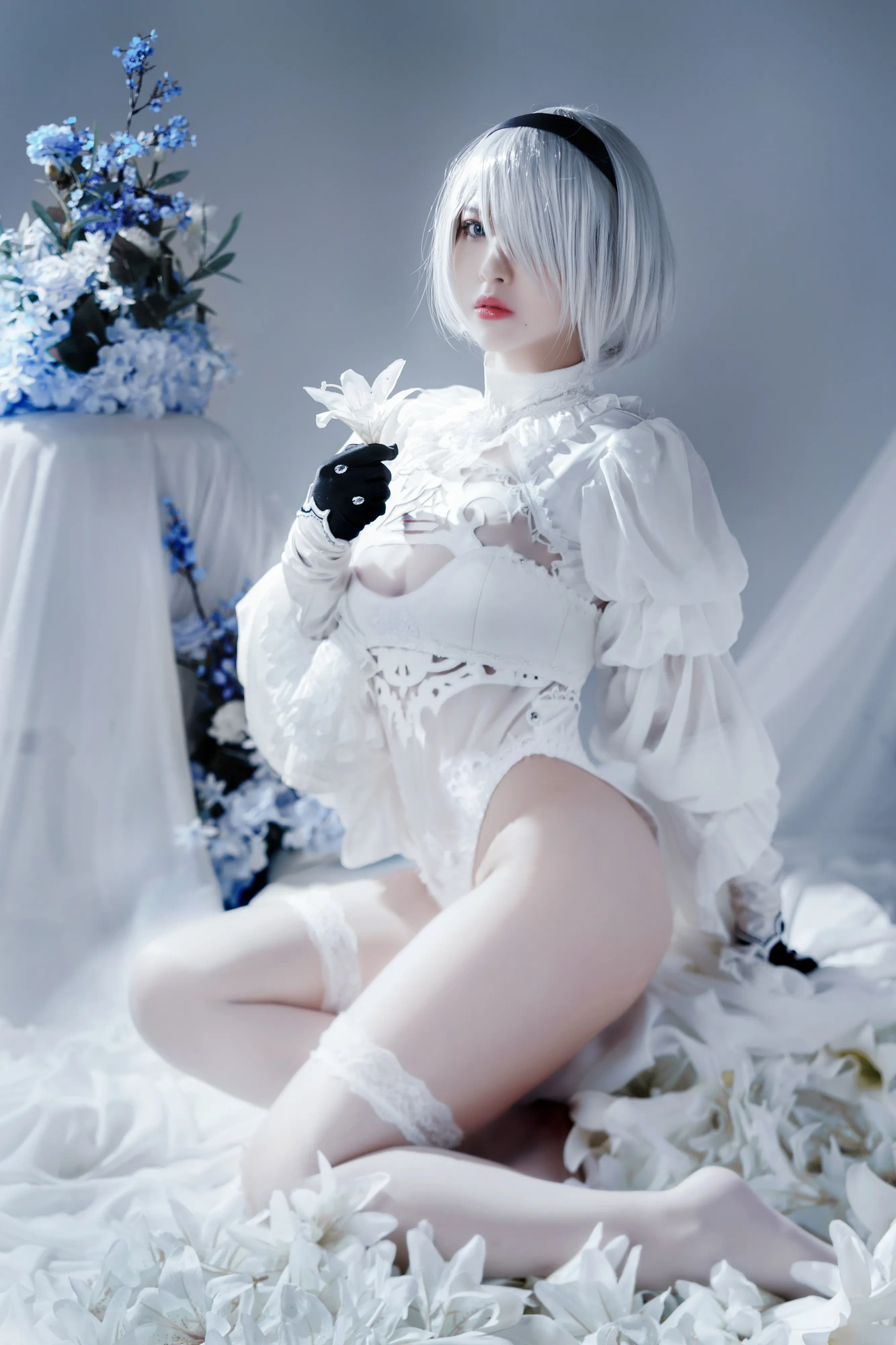 cos_半半子_NO.030-Automataヨルハ二号B型-白いドレス04