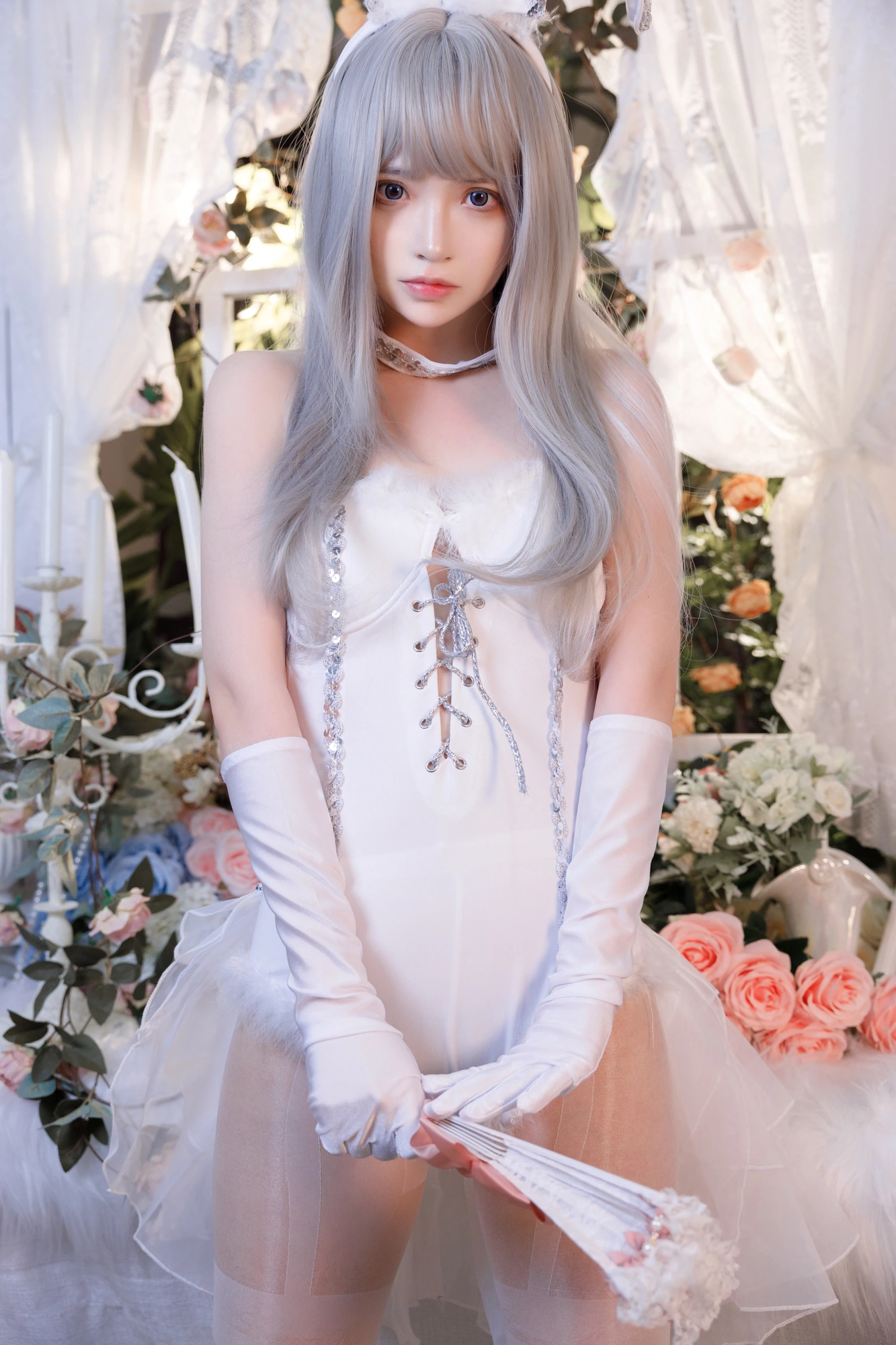 cos_疯猫ss_NO.171-纯白绒绒兔-002