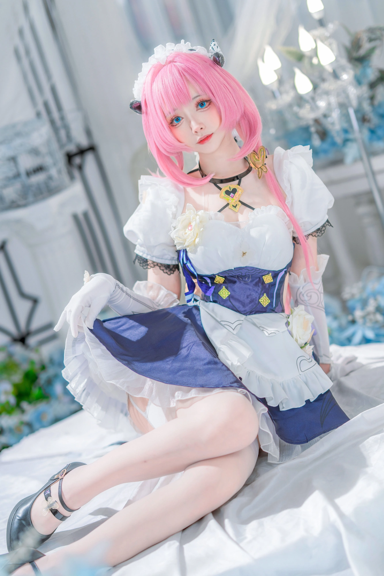 cos_大大卷卷小卷_NO.033-崩坏3-爱莉希雅女仆0006