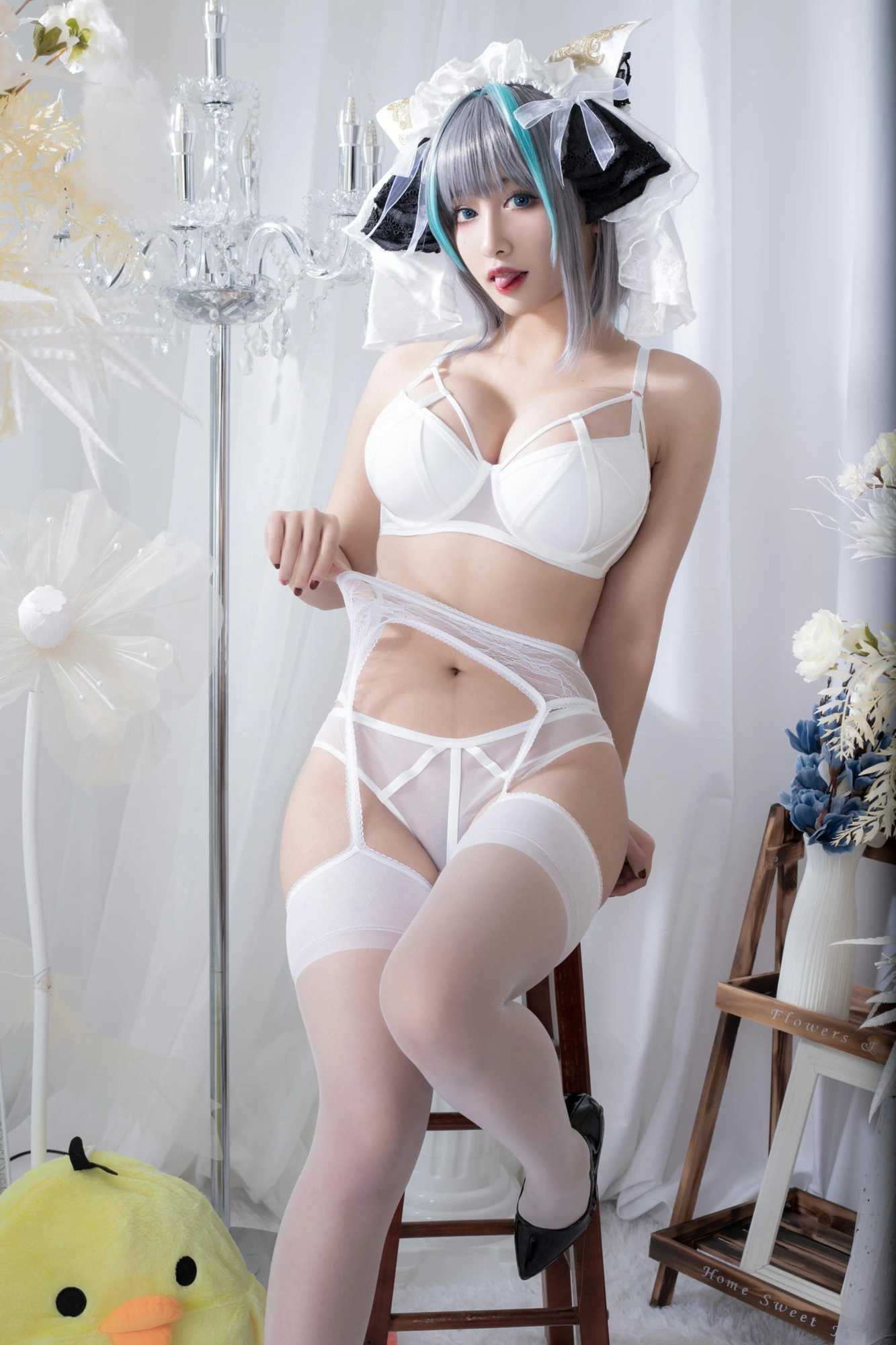 cos_洛璃-LoLiSAMA_NO.090-碧蓝航线-柴郡同人内衣021