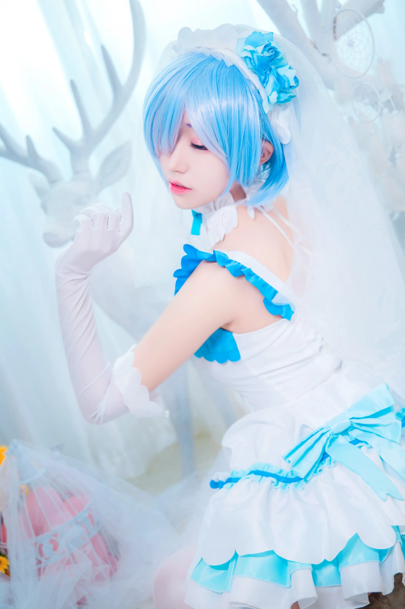 cos_猫君君_MaoJun_NO.026-蕾姆花嫁-(19)