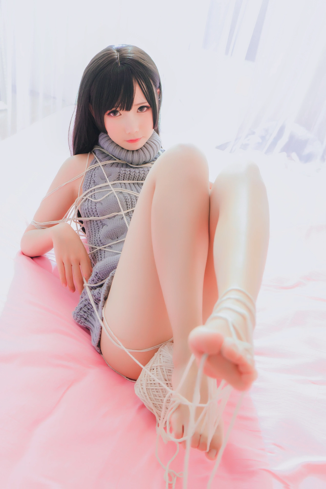 cos_面饼仙儿_NO.006-露背毛衣PYQ09626