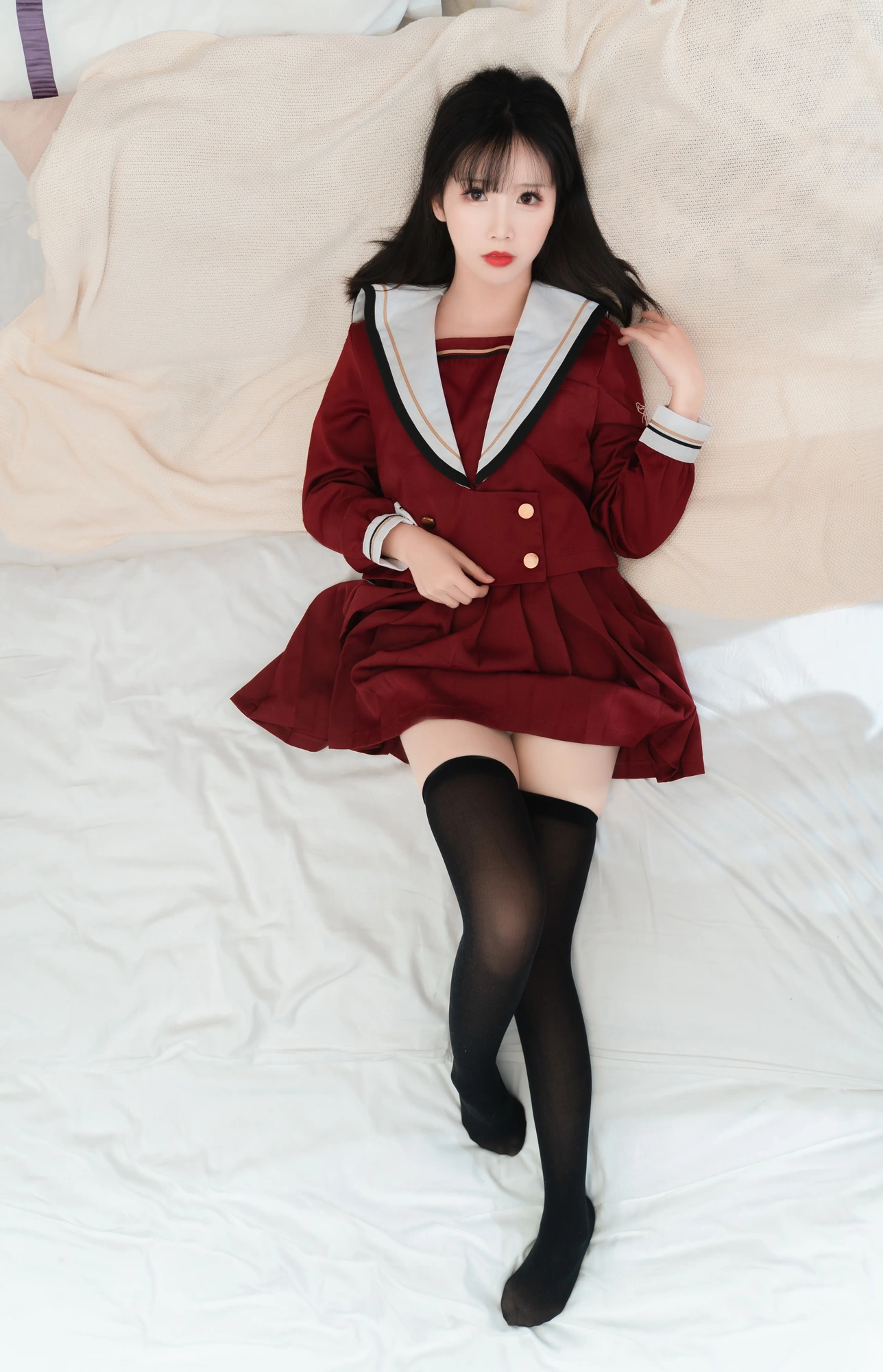 cos_面饼仙儿_NO.082-红色JKDSC03465