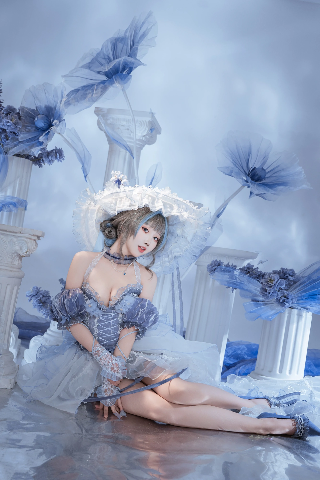 cos_面饼仙儿_NO.143-碧蓝航线-柴郡礼服016