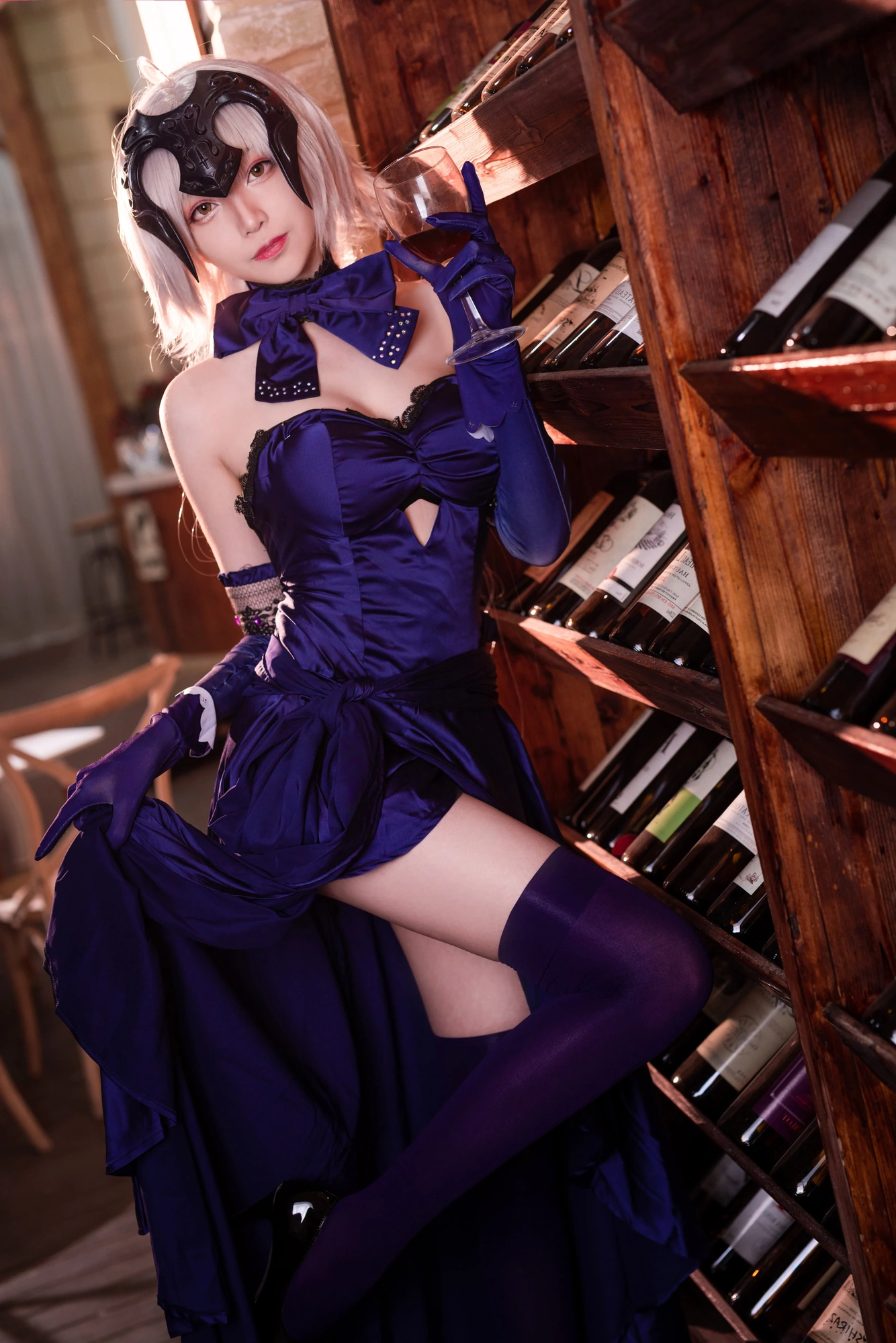 cos_青青子Js_NO.013-黑贞，圣夜的晚餐-05