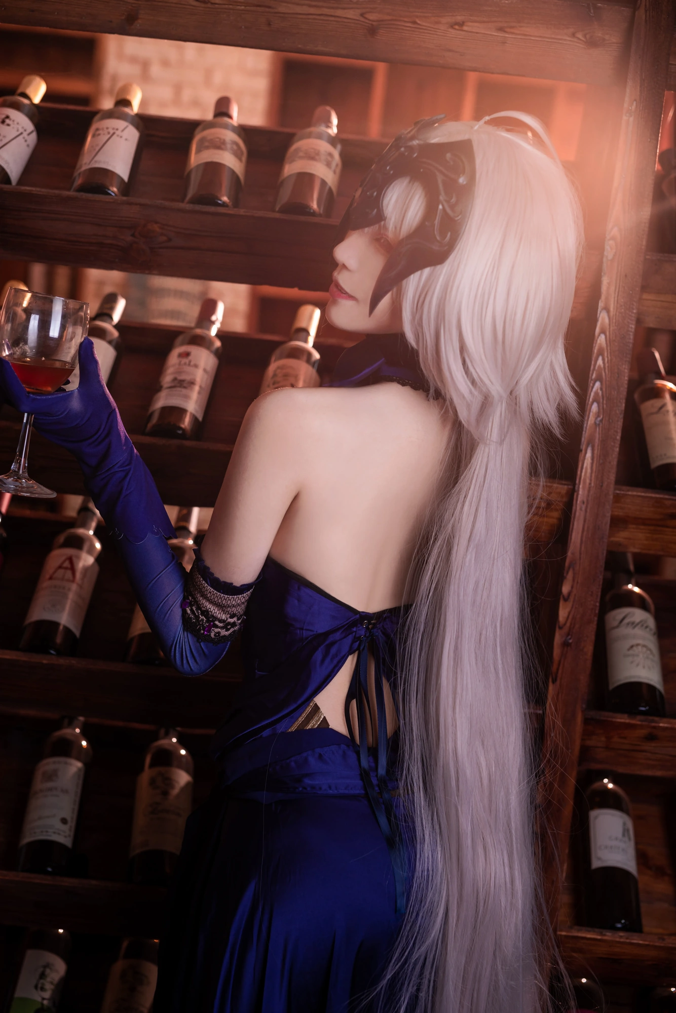 cos_青青子Js_NO.013-黑贞，圣夜的晚餐-06