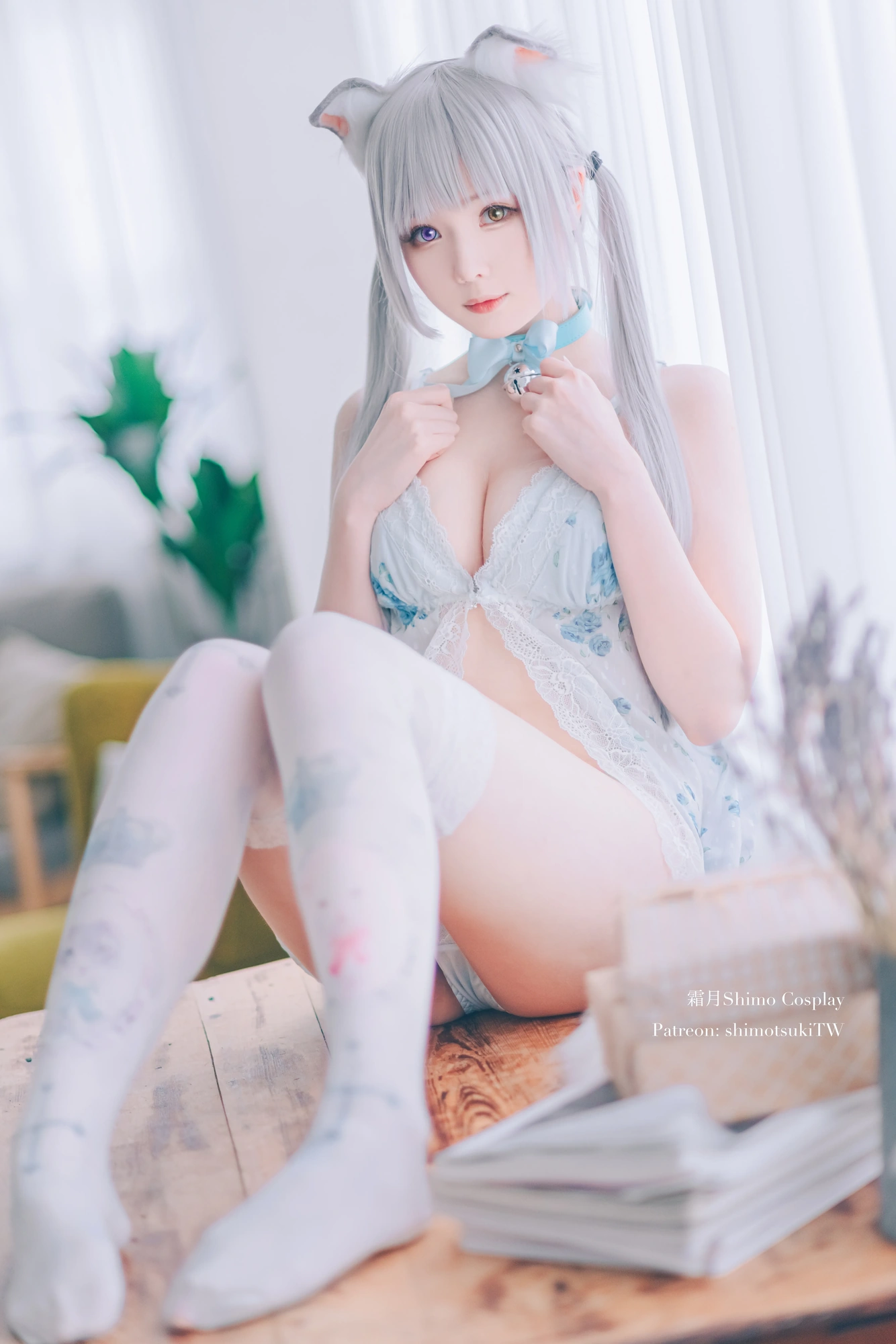 cos_霜月shimo_NO.036-ベビードールと灰色ねこb14