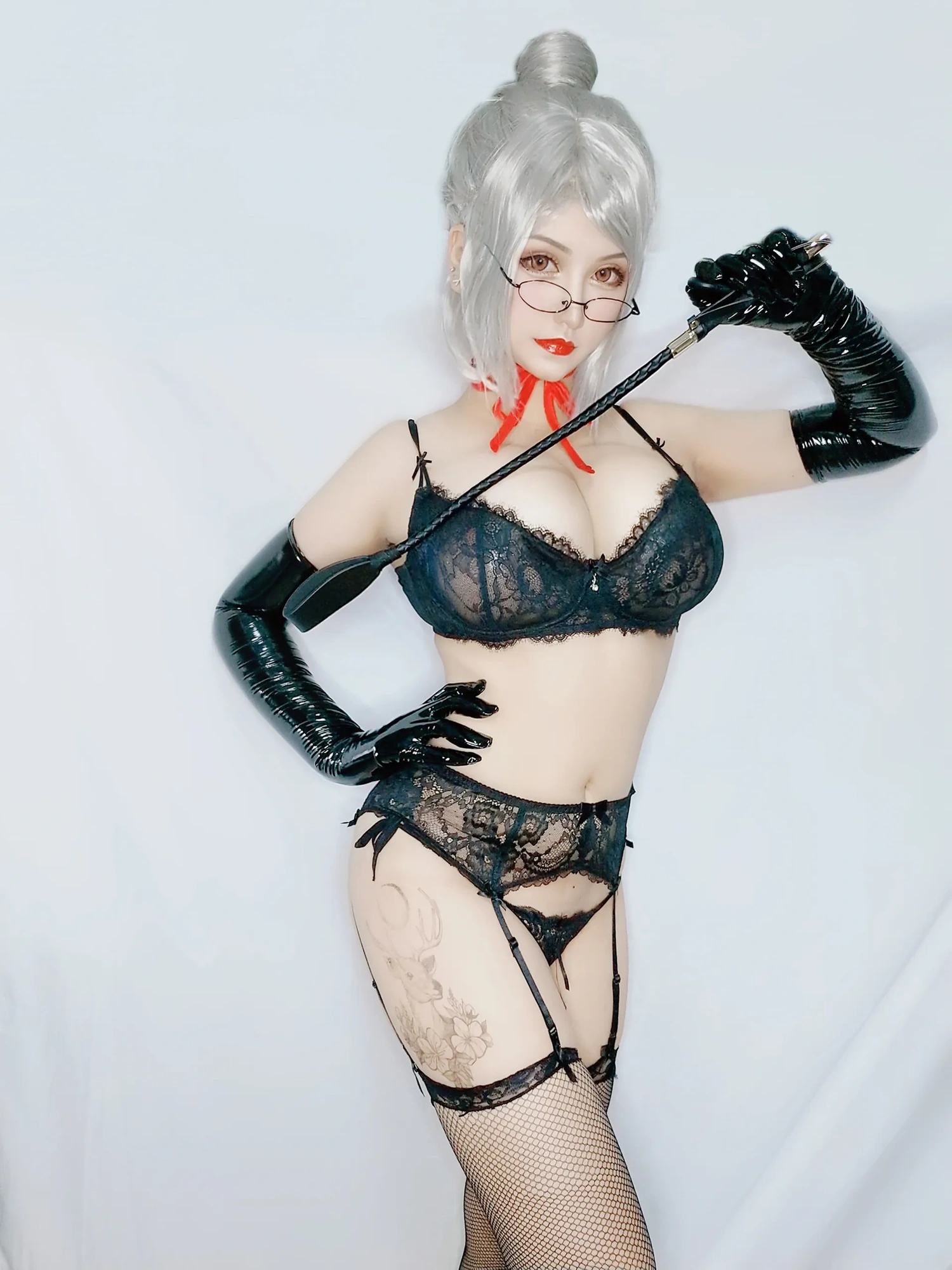 cos_夏鸽鸽不想起床_NO.009-副会长-监狱学院自拍_副会长内衣ver_4