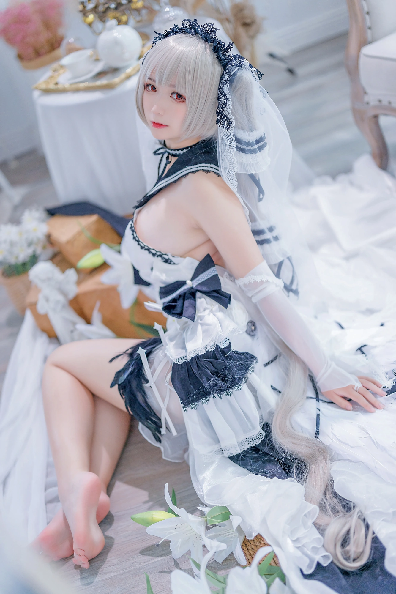 cos_樱落酱w_NO.037-碧蓝航线-可畏礼服-009