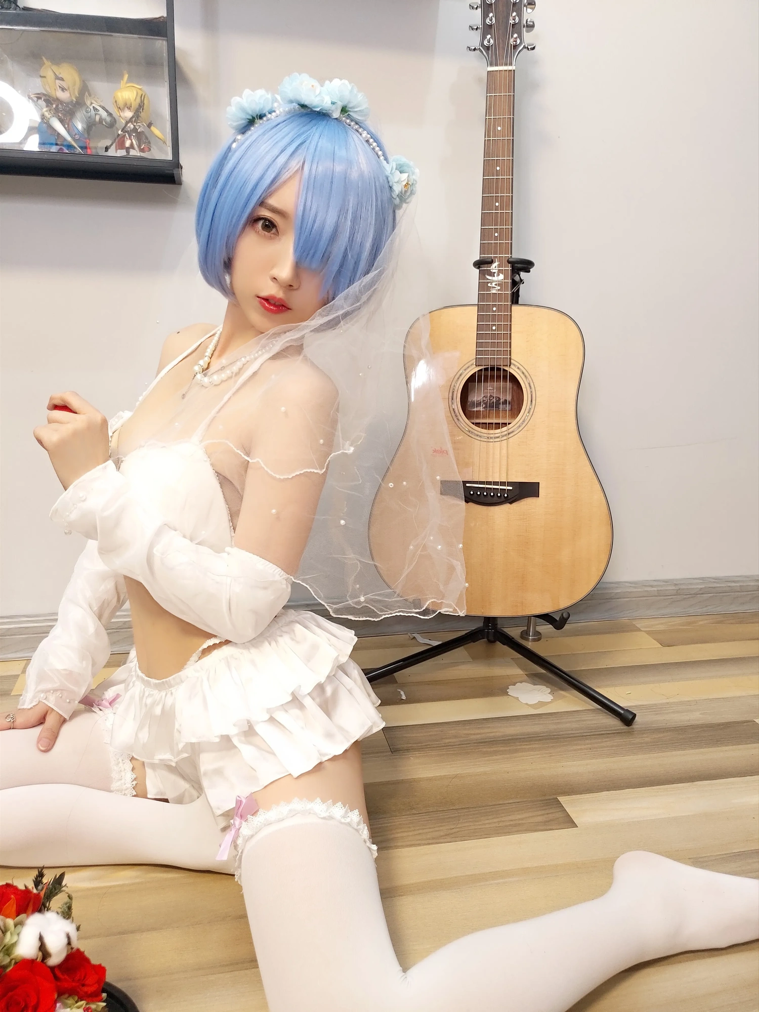 cos_小女巫露娜_NO.006-雷姆婚纱-25