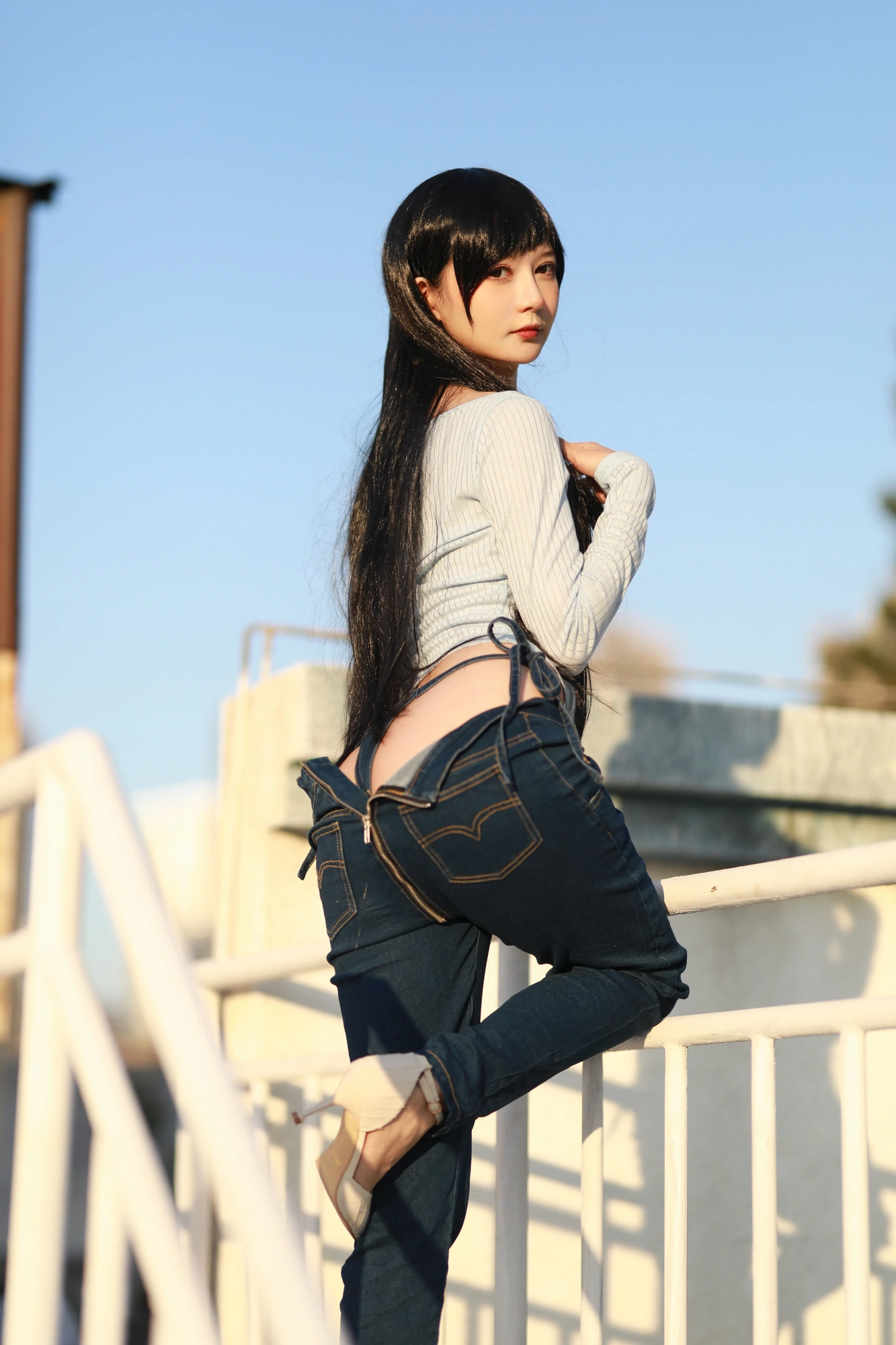 cos_51酱_NO.015-吉他牛仔裤-003