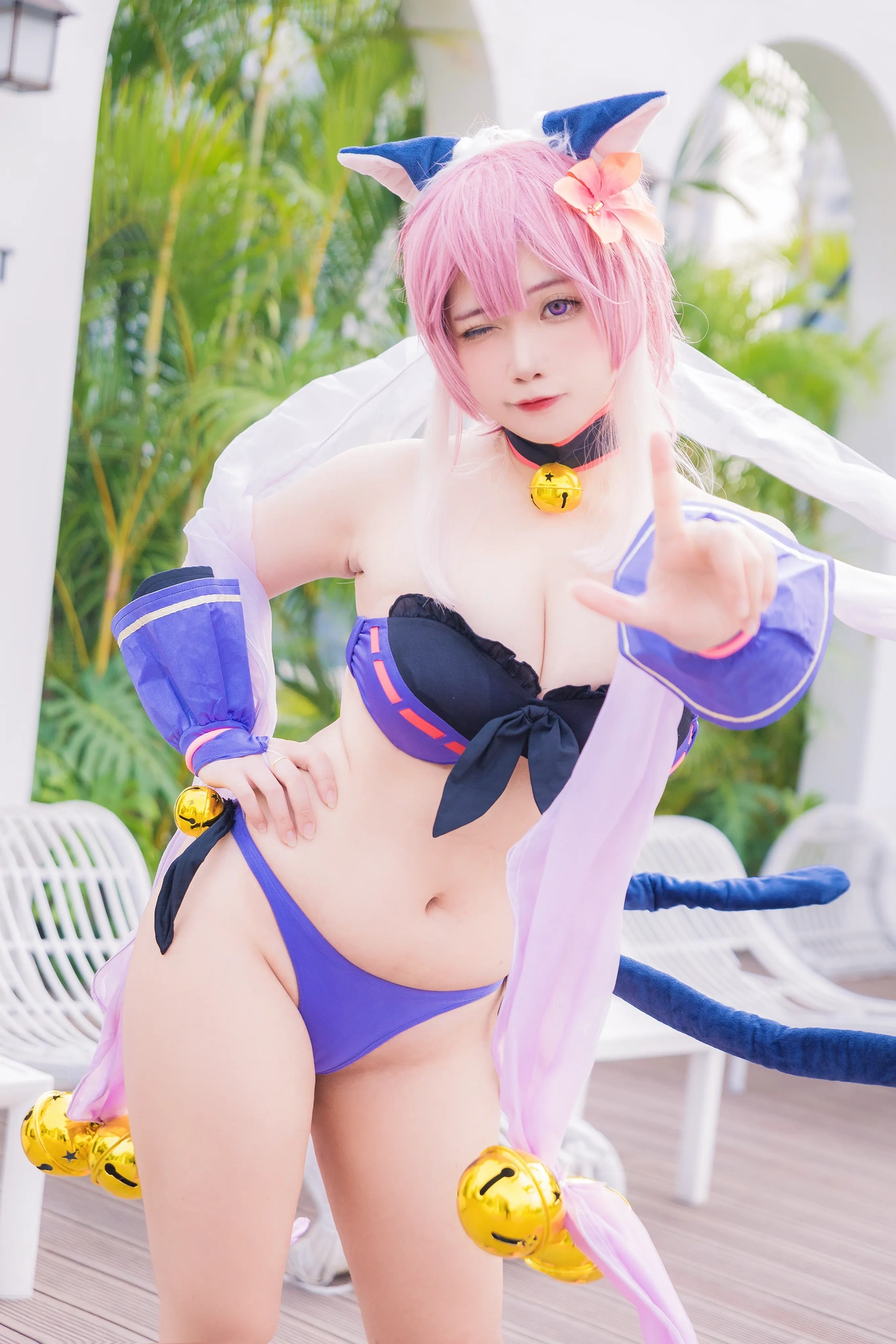 cos_贞子蜜桃_NO.015-九月舰长-宮坂珠希泳装10