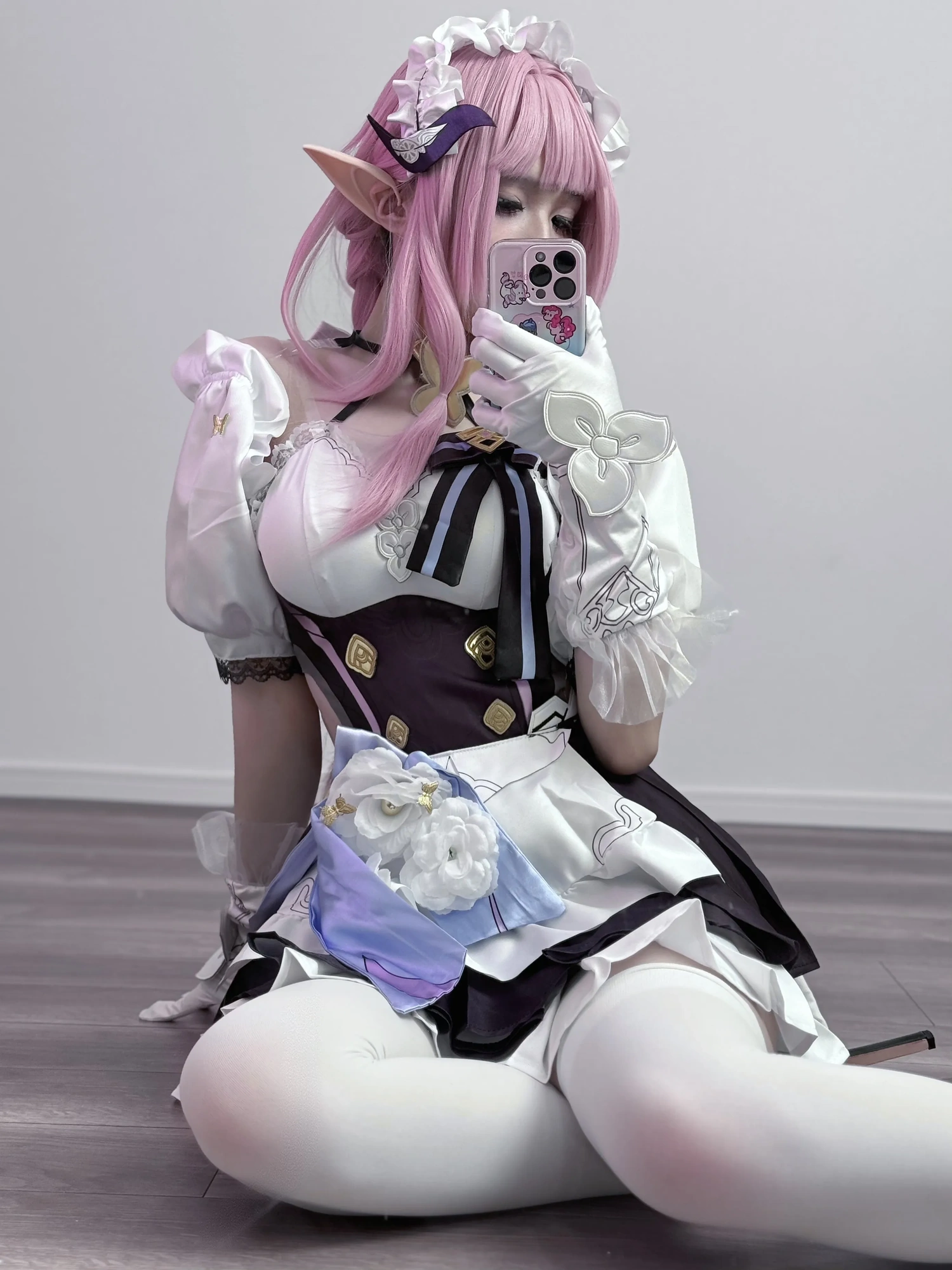 cos_幼愛Youmeko_NO.019-崩坏3-爱莉希雅女仆装011