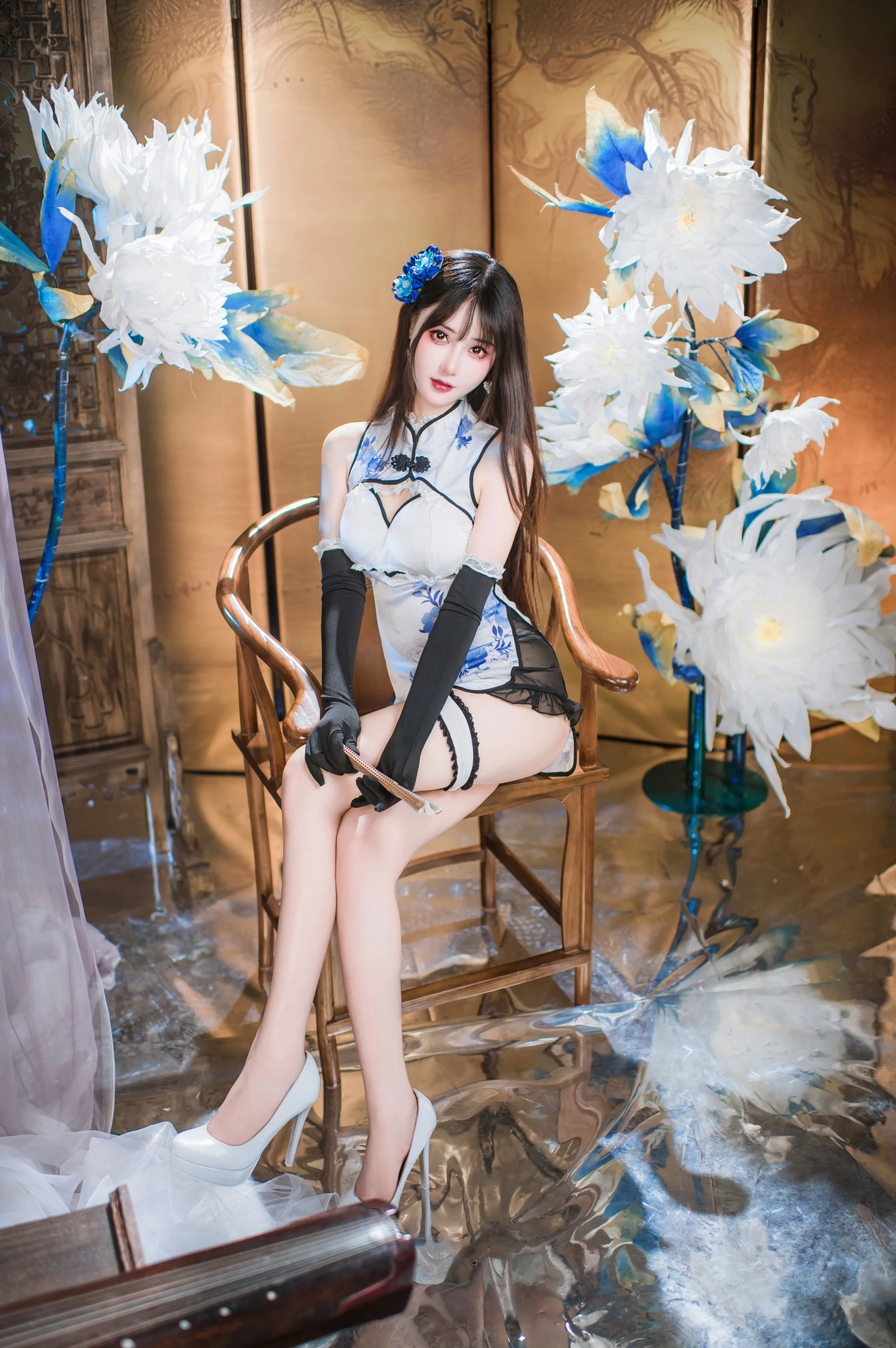 cos_羽生三未_NO.025-瓶儿-青花瓷旗袍005