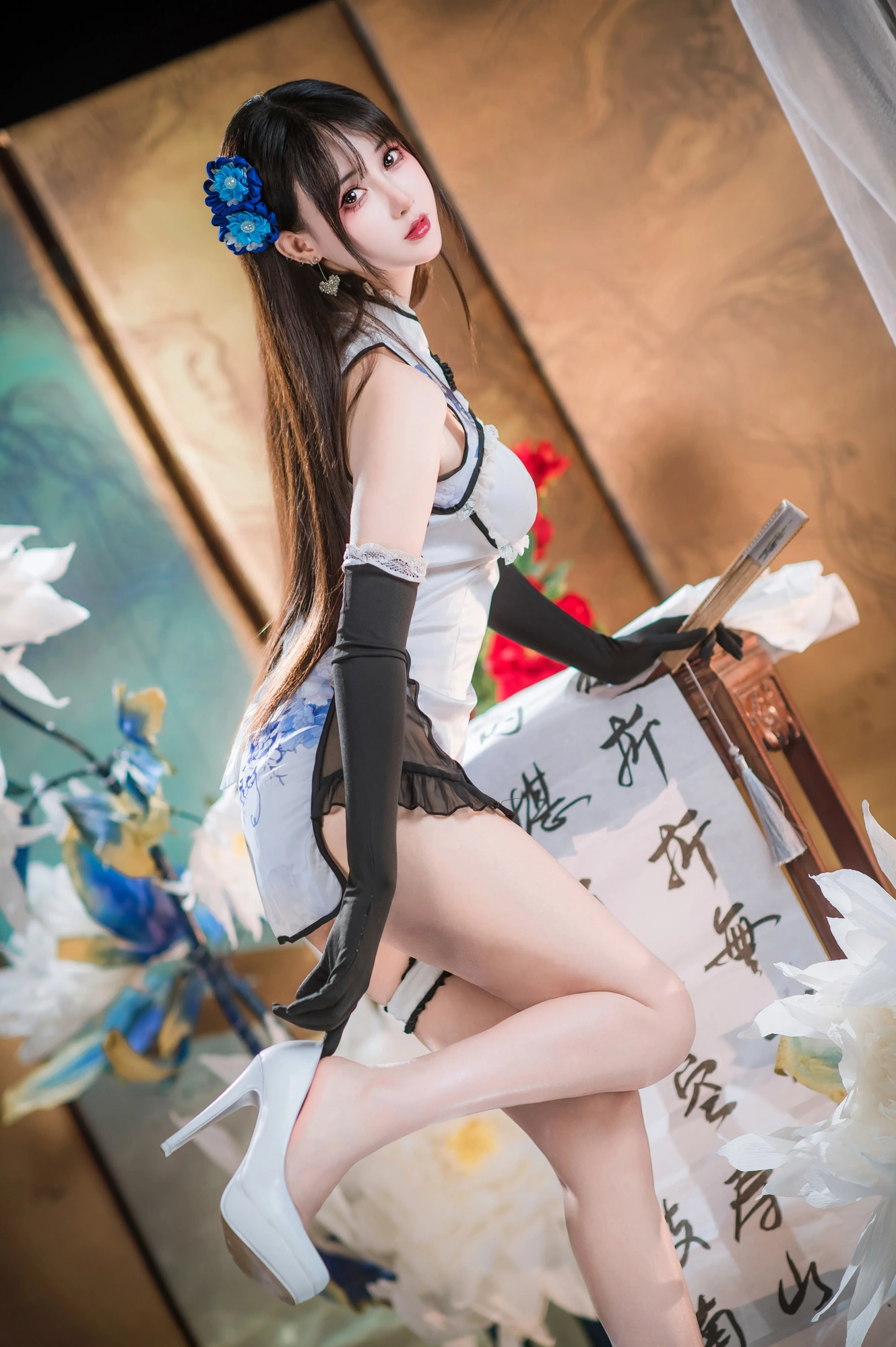 cos_羽生三未_NO.025-瓶儿-青花瓷旗袍008