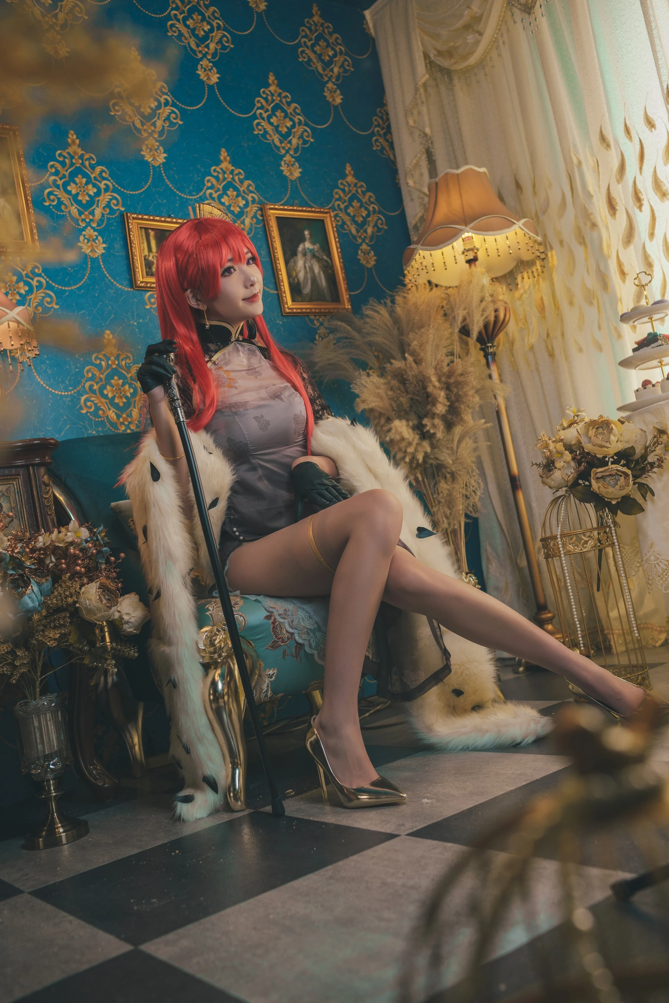 cos_源纱希喵喵喵_NO.017-君主旗袍c-(14)