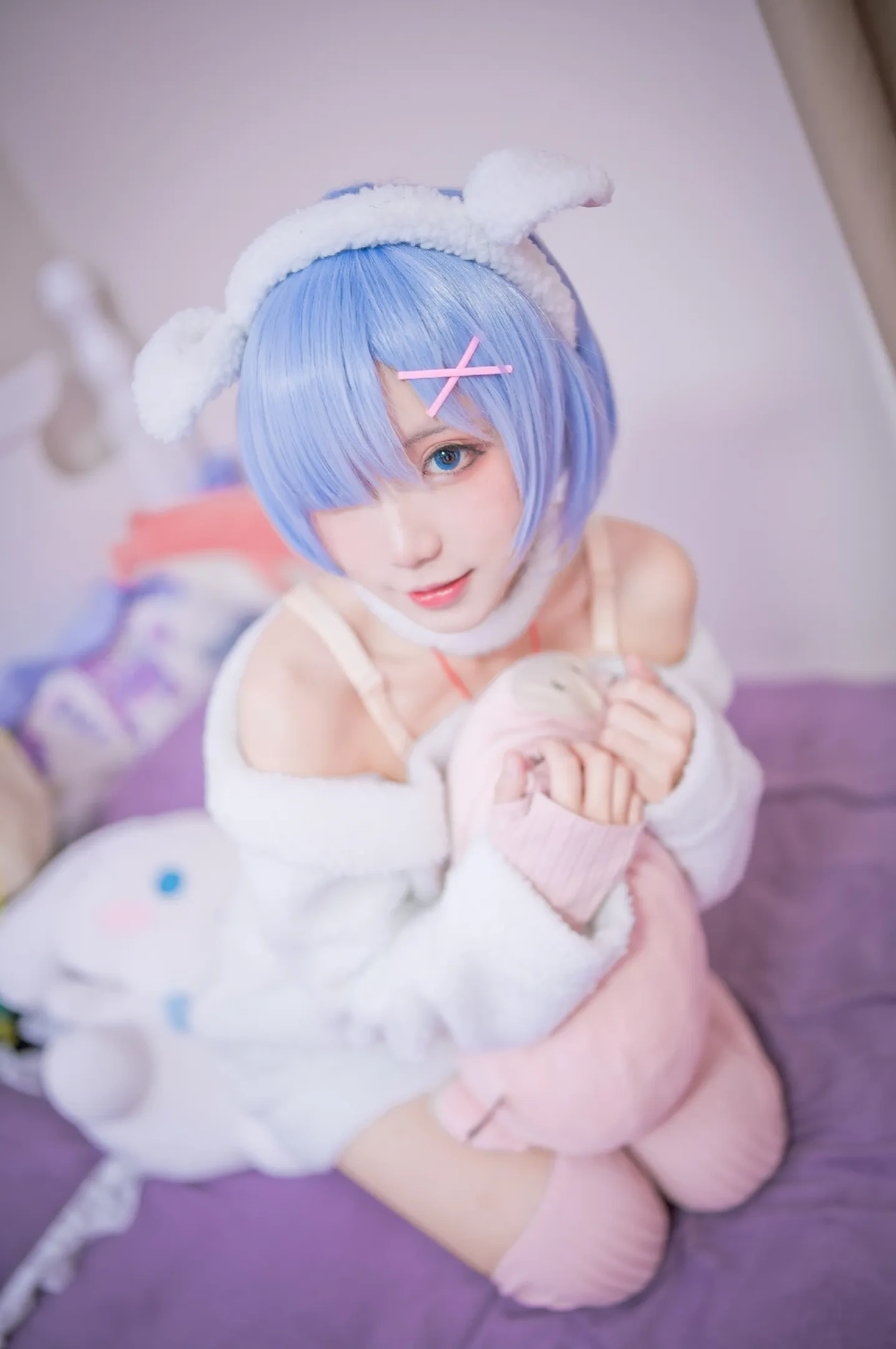 cos_花柒Hana_NO.033-蕾姆绵羊C-(2)