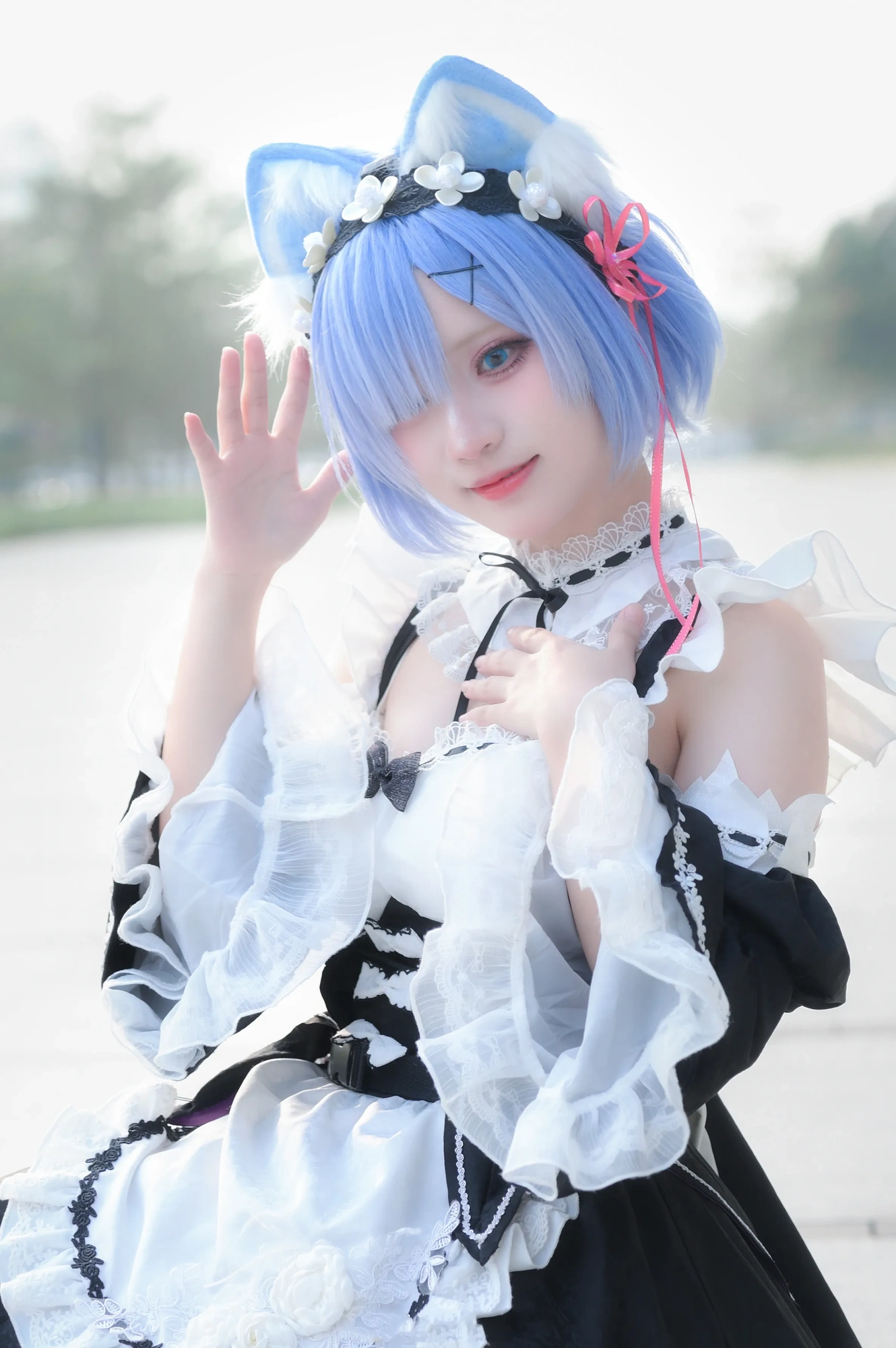 cos_花柒Hana_NO.040-萤火虫动漫嘉年华-猫猫蕾姆0025