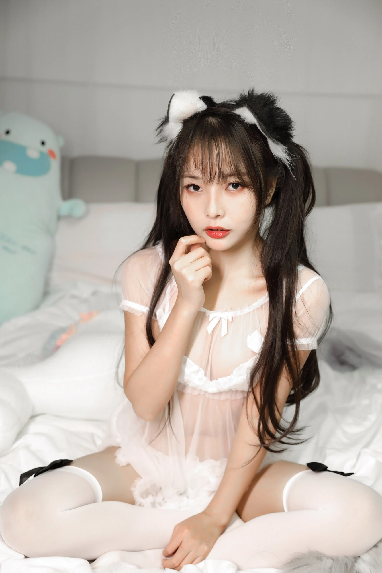 cos_苏嫣嫣阿姨_NO.001-白色猫耳头饰-5