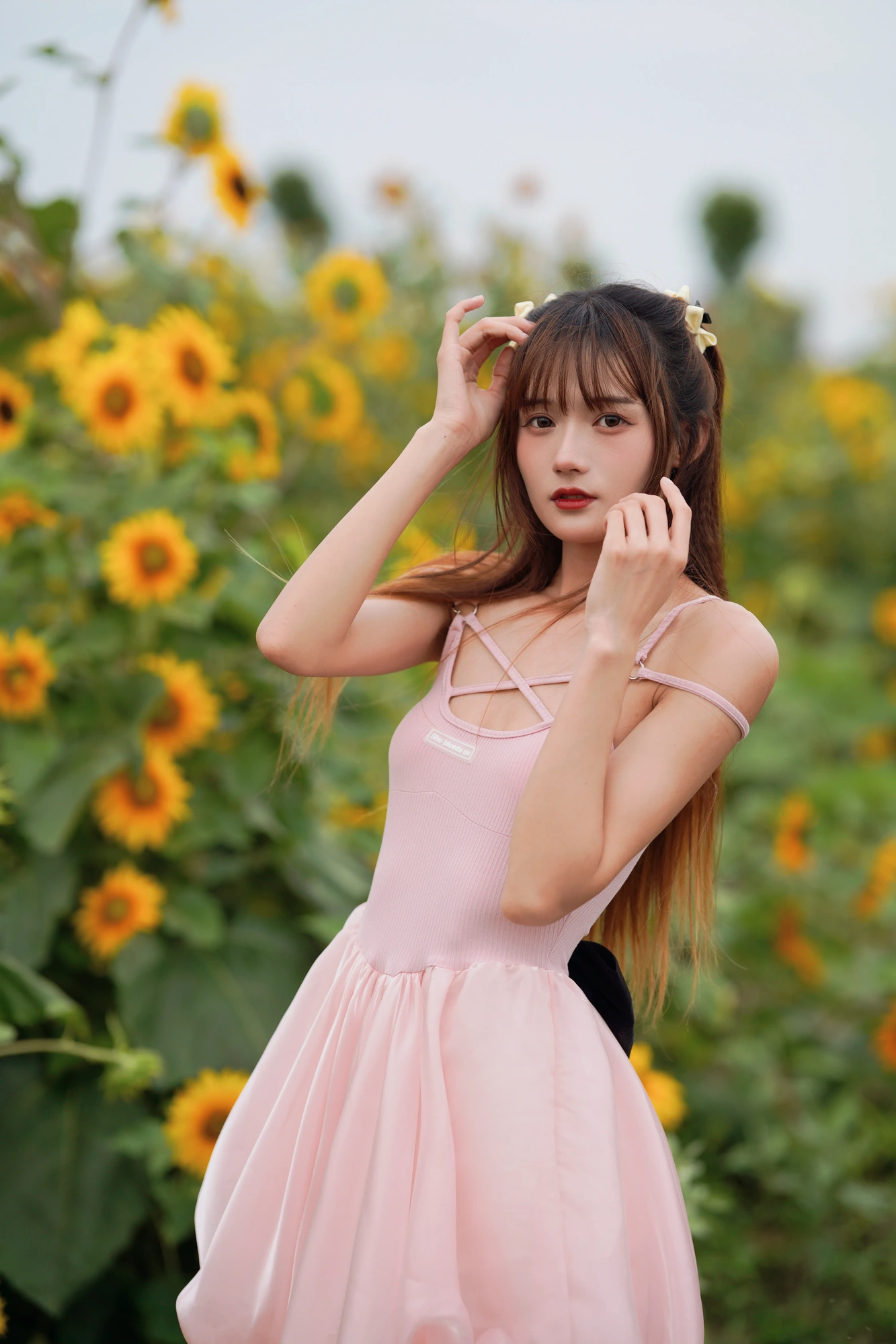 cos_兔子Zzz不吃胡萝卜_NO.154-蓝调向日葵少女-09