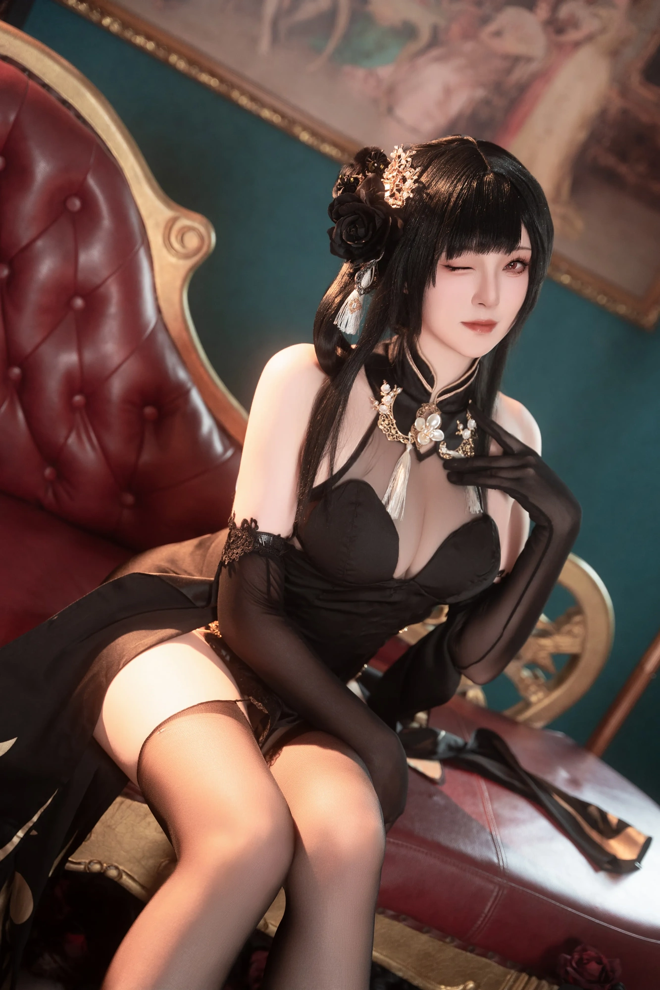 cos_Natsuko夏夏子_NO.084-碧蓝航线-镇海旗袍049