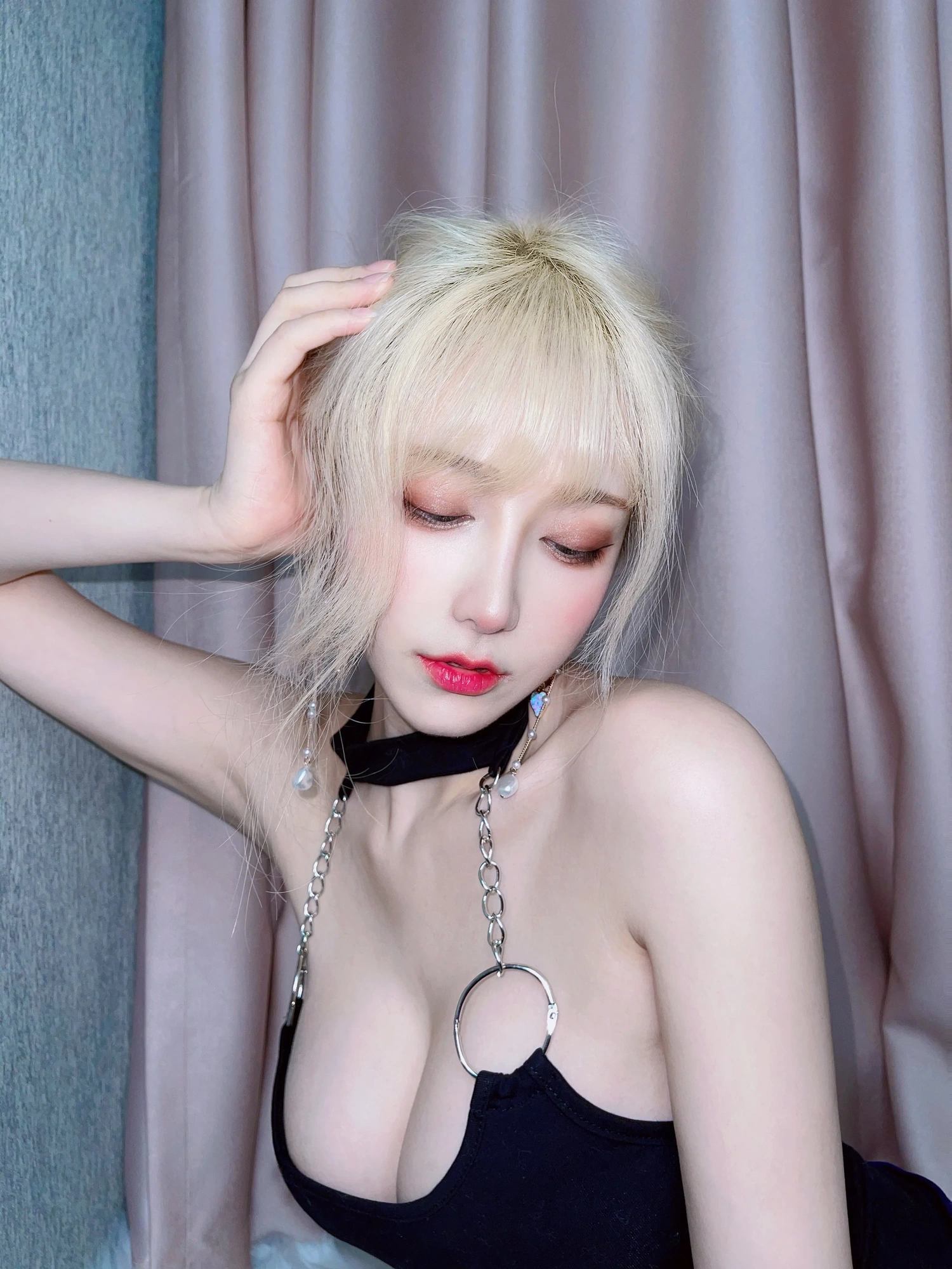 cos_啾小妍Deer_NO.003-金发芭比-2