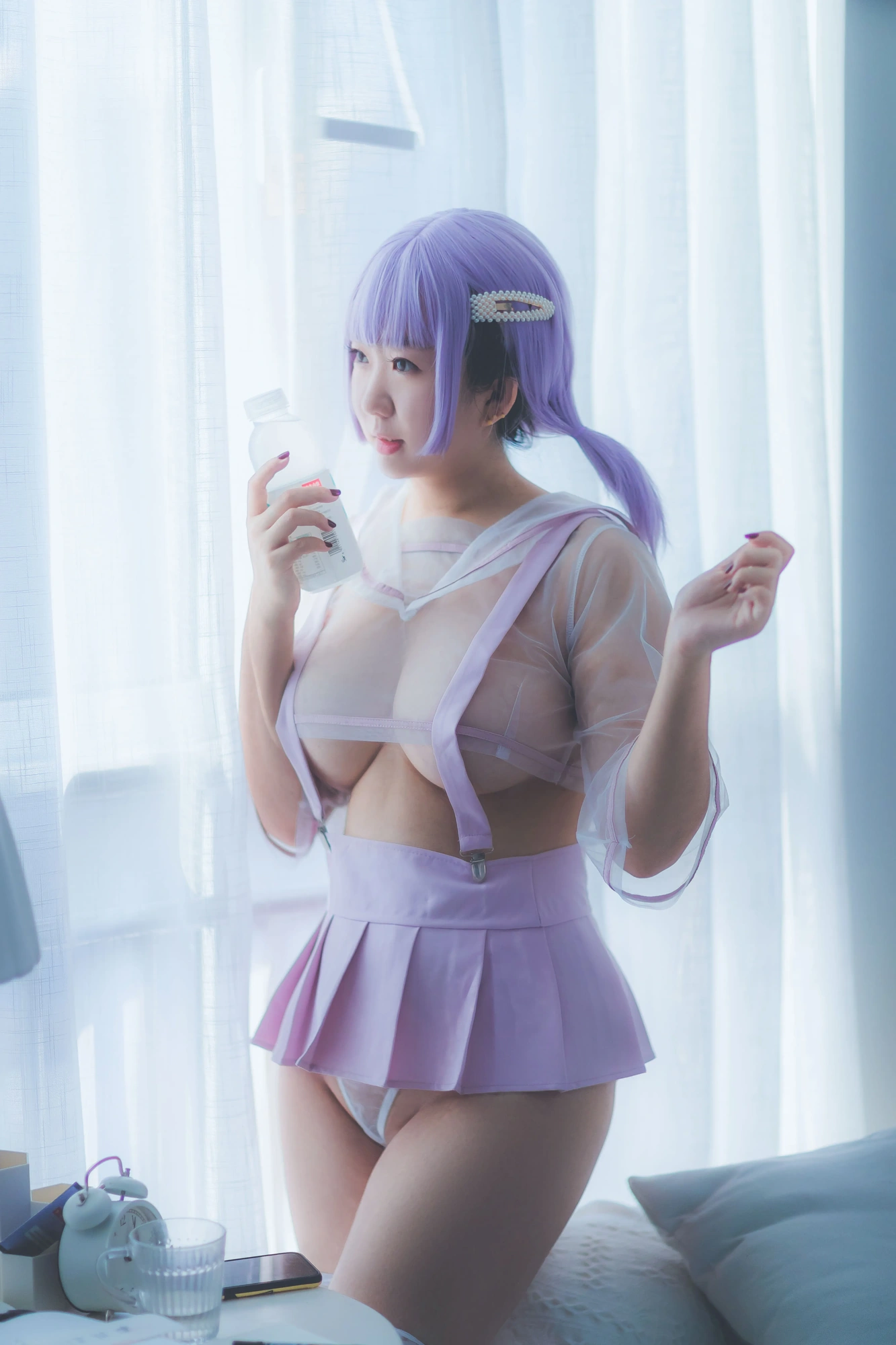 cos_甜糖大魔王_NO.001-粉色兔兔-(9)