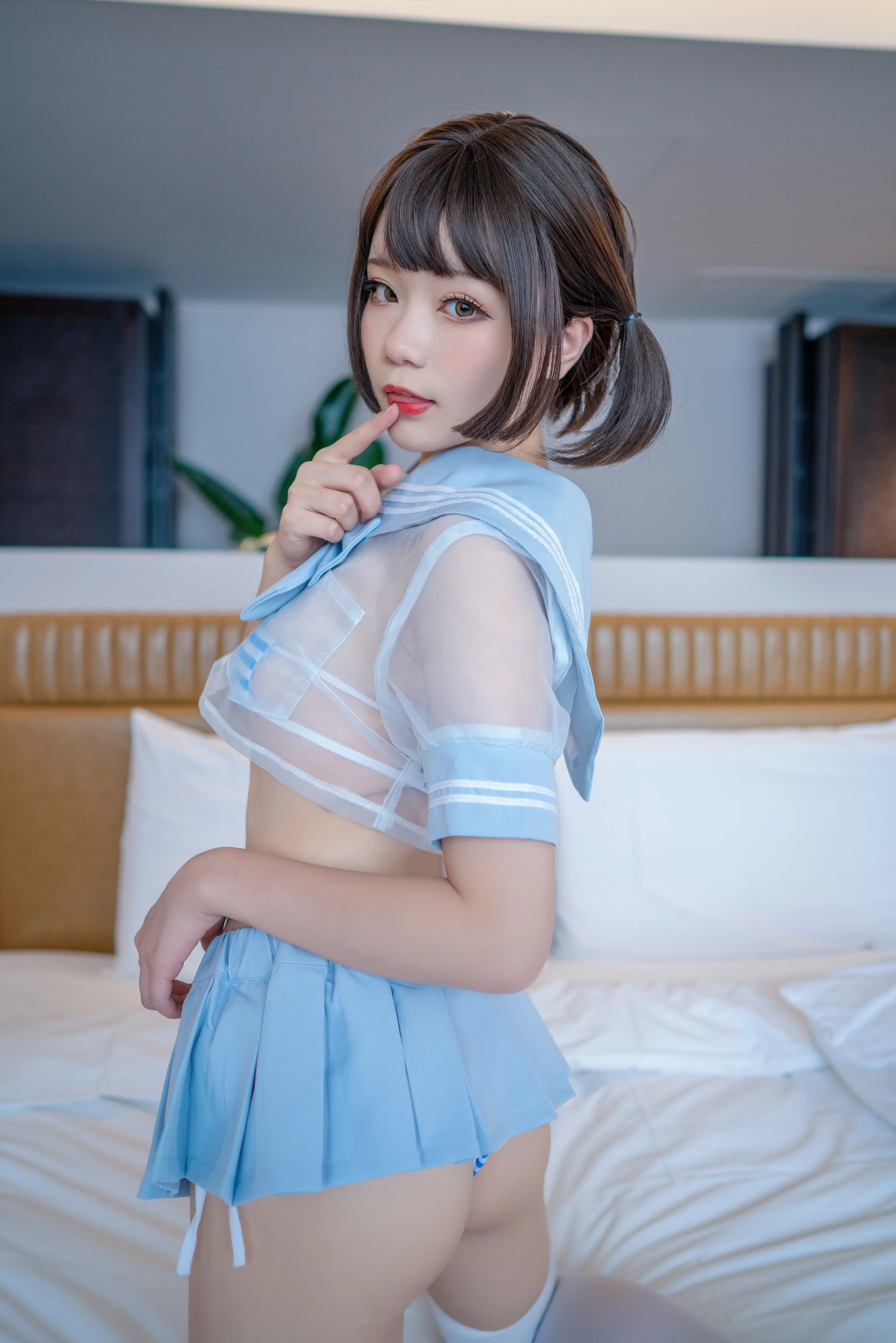 cos_王胖胖u_NO.004-蓝色水手透明分体-(40)