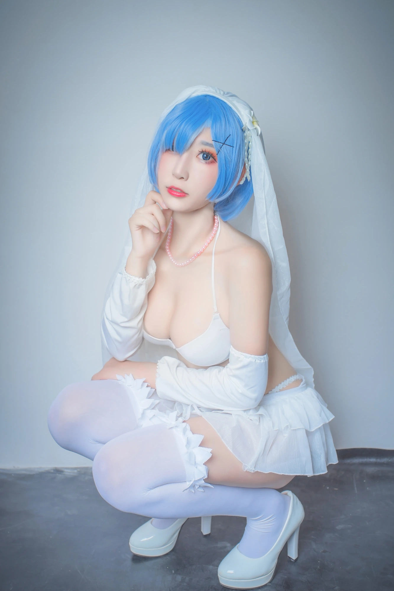 cos_雯粥粥i_NO.021-蕾姆婚纱-7