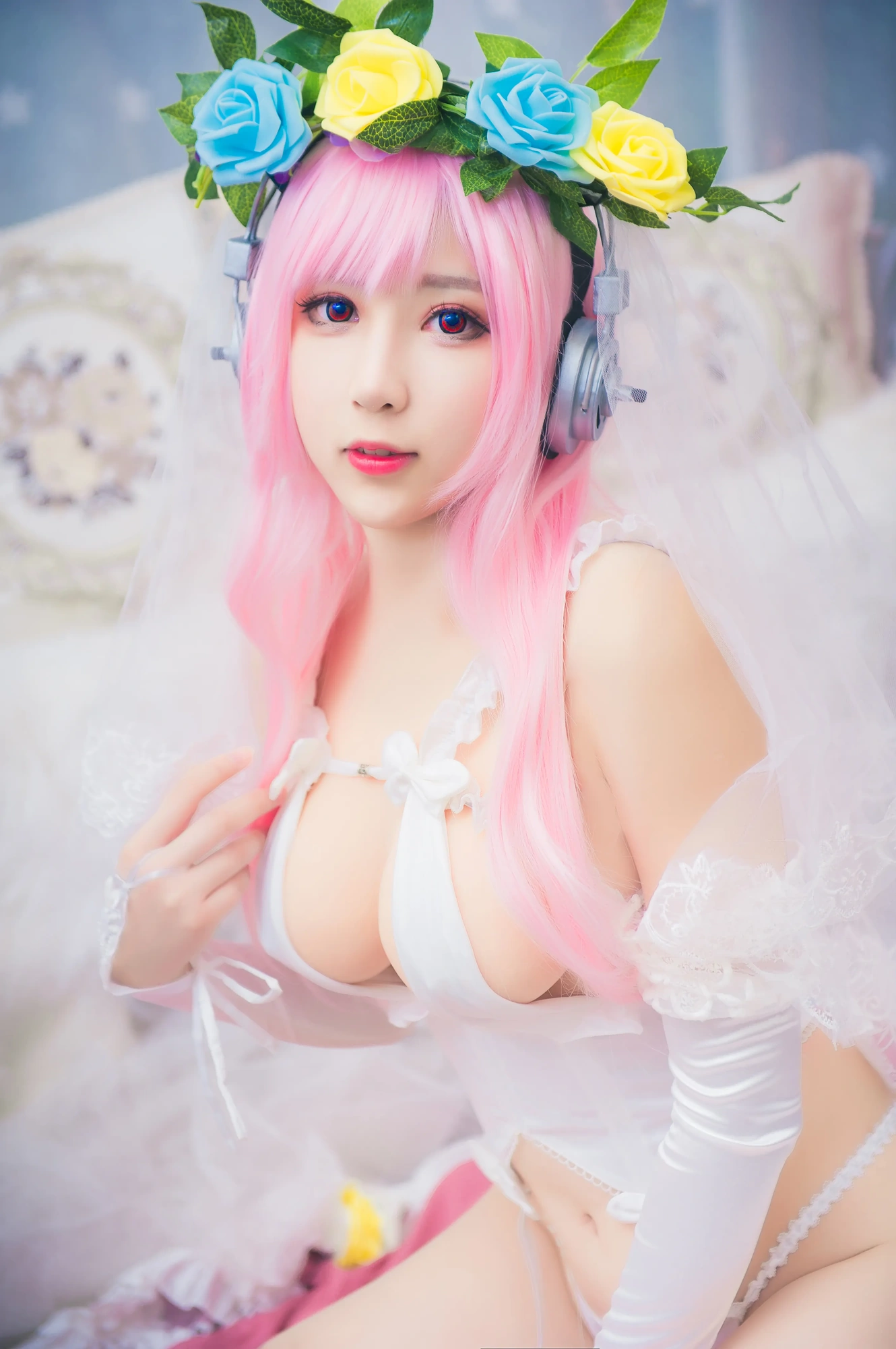 cos_雯粥粥i_NO.024-索尼子花嫁-19