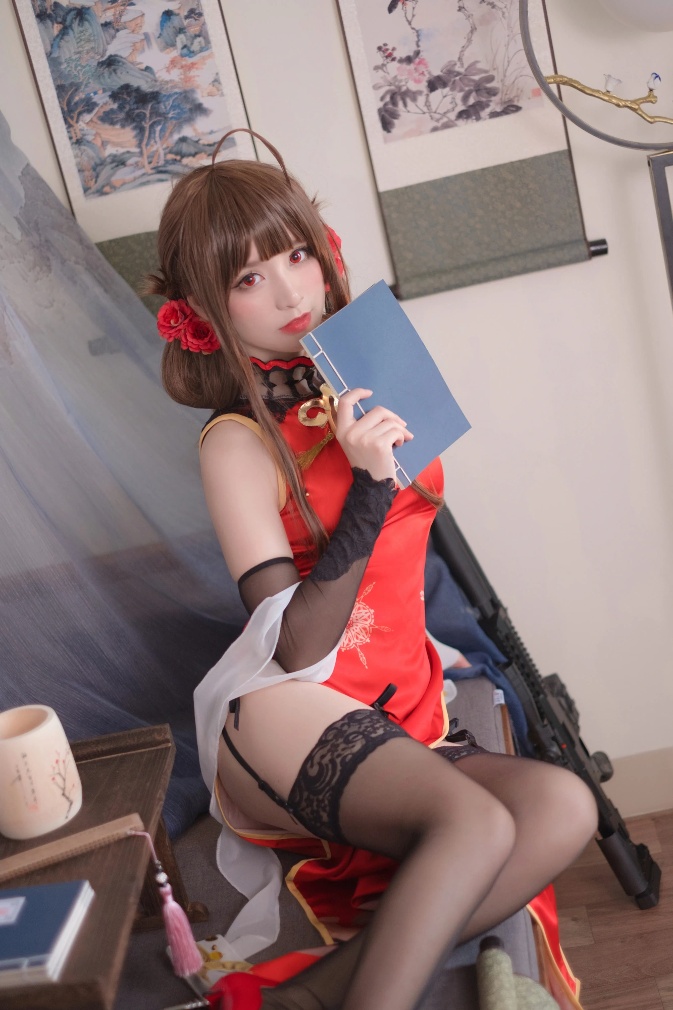cos_星野saori_NO.005-DSR-50红牡丹-8