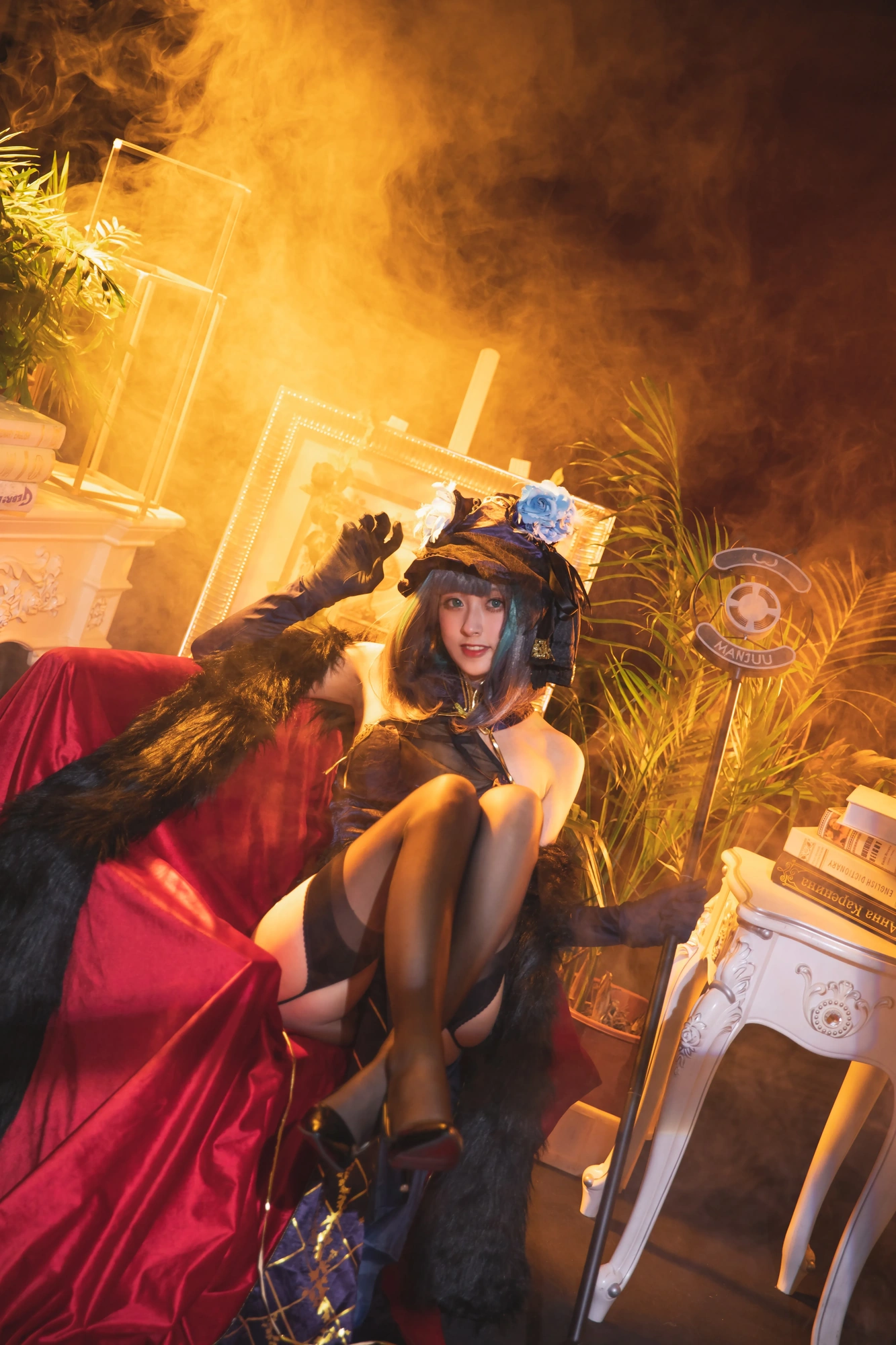 cos_冬马路纱_NO.009-柴郡旗袍-0002