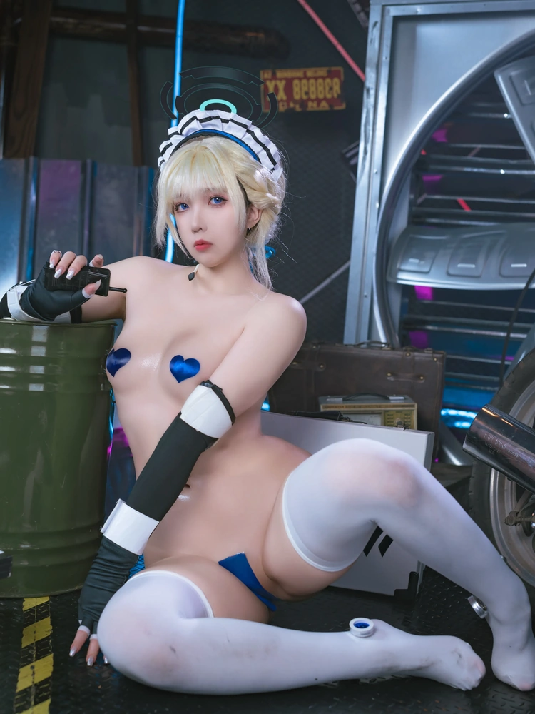 cos_小和甜酒_NO.023-蔚蓝档案-飞鸟马时女仆028