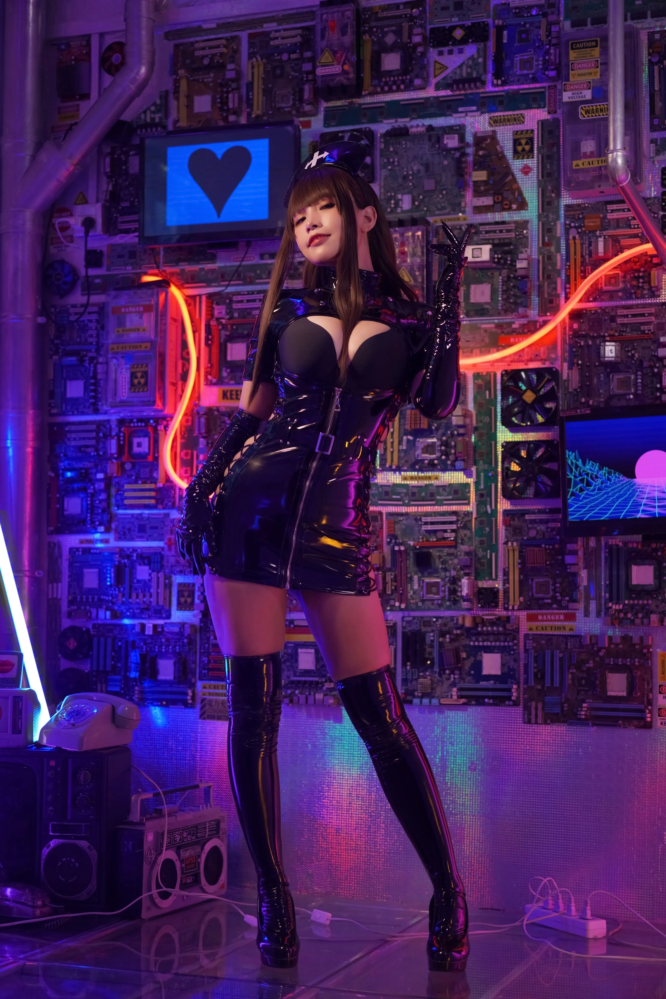 cos_Neko-薇薇_NO.012-暗黑护士009